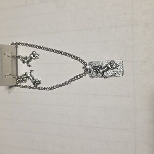 HORSE EARRING AND NECKLACE SET